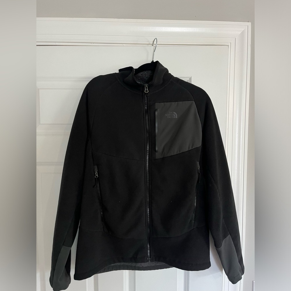 Men's North Face Fleece Jacket Black Size Medium